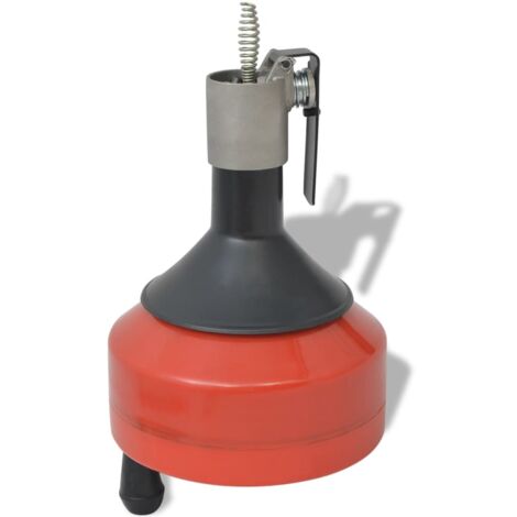 vidaXL Limpiador de tuberías de operación manual/taladro 8 m