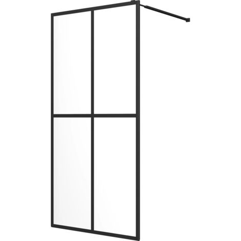 vidaXL Mampara de ducha vidrio templado transparente 80x195 cm
