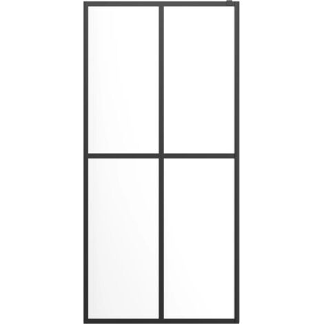 vidaXL Mampara de ducha vidrio templado transparente 80x195 cm