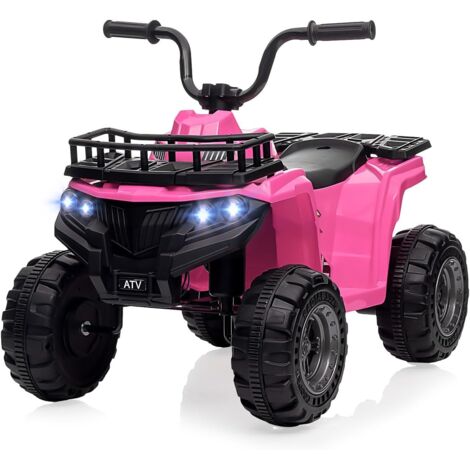Quad ÉLectrique Enfant 12 V, Voiture ÉLectrique pour Enfant ATV, Voiture éLectrique 2 Vitesses, Voiture Electrique pour GarçOns Et Filles De 2 à 5 Ans(Rose) (1/5)