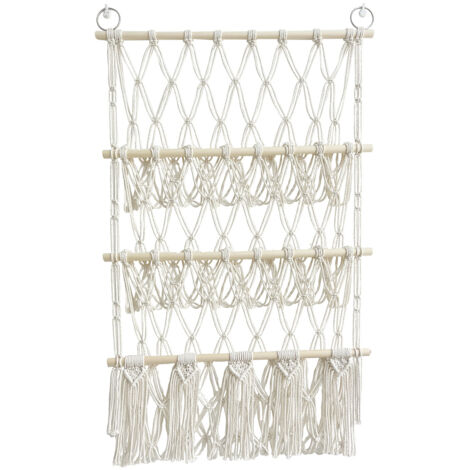 Rangement de jouets en peluche, organisateur suspendu pour chambre d'enfant, hamac, corde en coton tissée à la main, organisateur suspendu pour chambre d'enfant, salle de jeux (1/5)