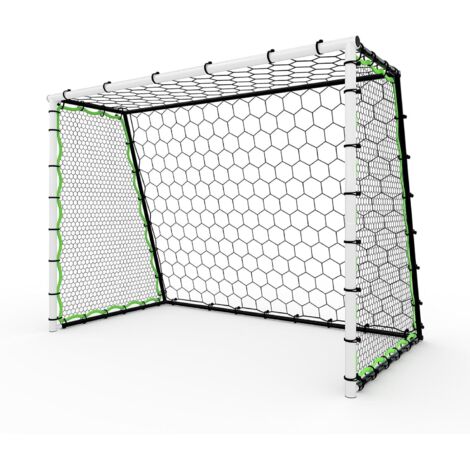 3 EN 1 But de football - portable - 213x152x110cm pour le jardin, l'entraînement, l'équipement,Facile à assembler