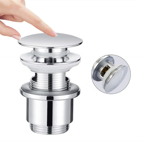 Tappo piletta scarico Pop Up per lavabo Valvola di scarico per lavabo