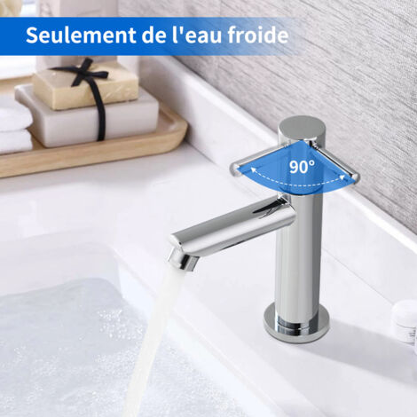 Kaltwasser Armatur für Bad Wasserhahn Bad Kaltwasserhahn Standventil chrom Wasserhahn Armatur Einhebelmischer Bad Badarmaturen