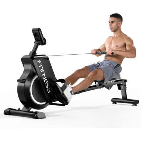 Rameur Compact Vintage à Ressort - Appareil De Fitness Rétro - Occasion Fonctionnel