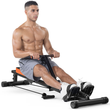 Tapis De Marche Inclinable Rameur Pliable Silencieux - 12 Niveaux De Résistance, LCD, Charge 120kg Dnkelar Avis