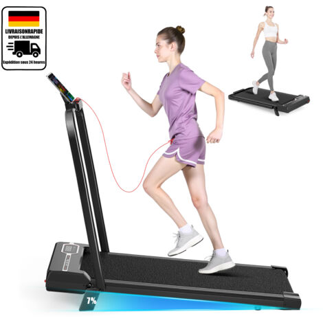 Tapis De Course Pliable Walking Pad - Silencieux, 10 Km/h - Compact Pour Maison/bureau