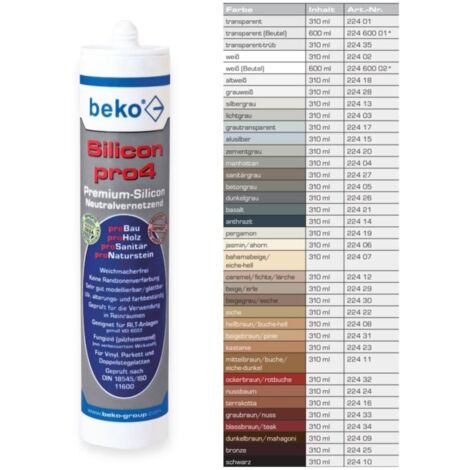 Beko Silicon pro4 Premium 310ml beigebraun/pinie 22431