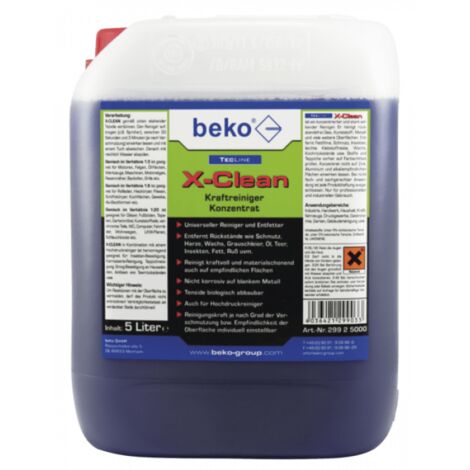 beko TecLine X-Clean Kraftreiniger -Konzentrat- 5 l Kanister 299 2 5000
