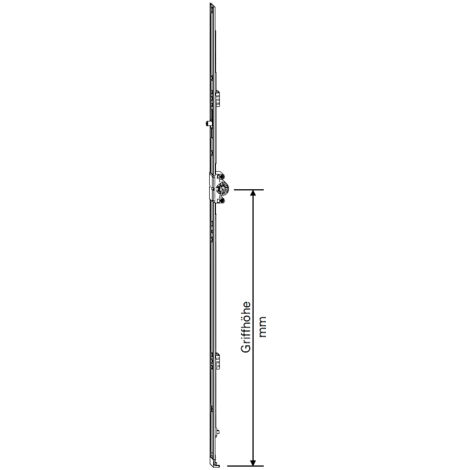 Roto NT DK-Getriebe K Gr.1090 FFH 1001-1200 mm G 513 mm D 15 1E 259838