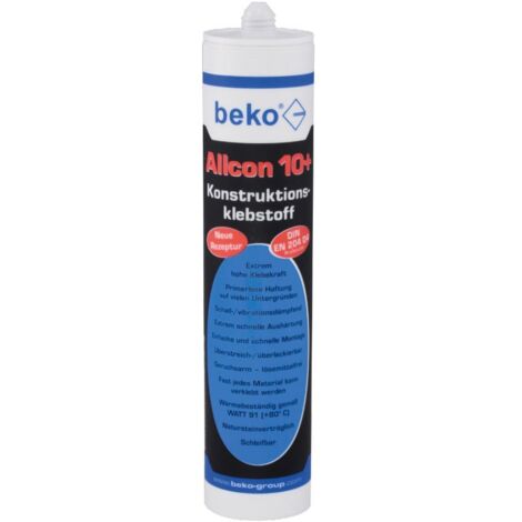 Konstruktions-Klebstoff, Bau/Montage, 310ml, grau, Allcon 10+