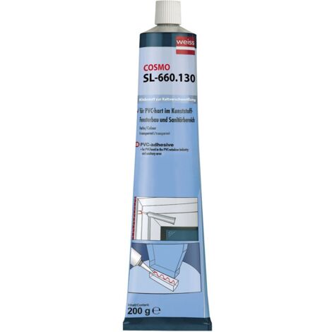 COSMO SL-660.130, PVC-Klebstoff transparent 200g