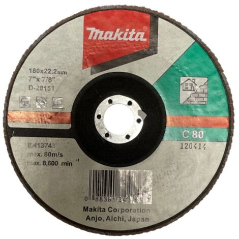 Makita Fächerscheibe Ø 180 mm C80 flach D-28151 (1/2)