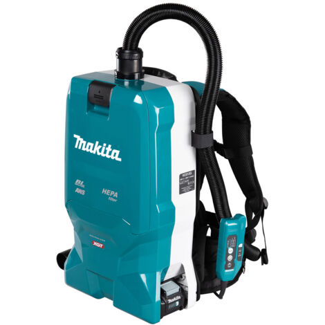 Makita Akku-Rucksackstaubsauger XGT 40 V max • 200 mbar • 6,0 L
