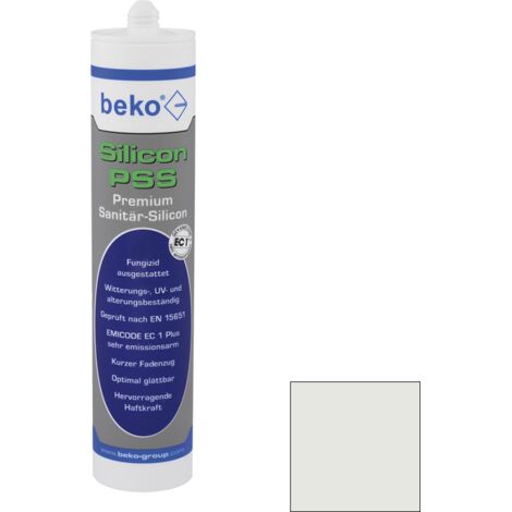 Silicon PSS 310ml Premium-Sanitär-Silicon beko