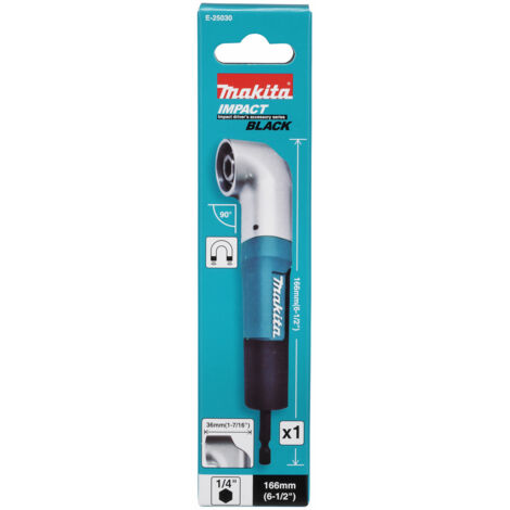 Makita Impact Black Winkelschraubvorsatz 1/4" 90° ( E-25030 ) (1/5)
