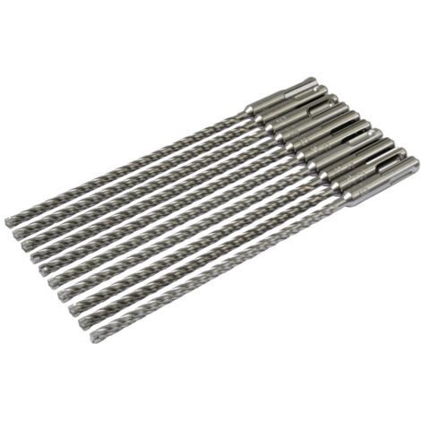 Makita NEMESIS II Hammerbohrer Ø 8,0 mm 215 mm SDS-PLUS 10 Stück B-63389 (1/2)