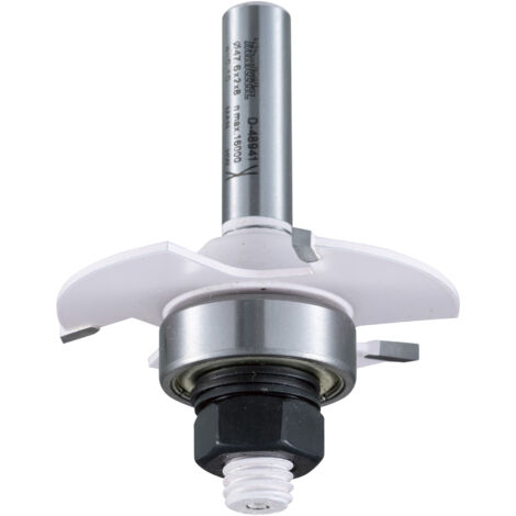 Makita Nutenfräser 5,5 mm Ø 8 mm Schaft Ø 47,6 mm Fräser 5,5 mm Schnittstärke 12,7 mm Schnitttiefe 59 mm Gesamtlänge D-48991 (1/4)