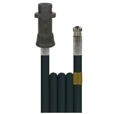 Flexible de canalisation 20m – Buse haute pression avec jet frontal et 3 jets arrière – Compatible Karcher Grand public – Hp Concept (1/4)
