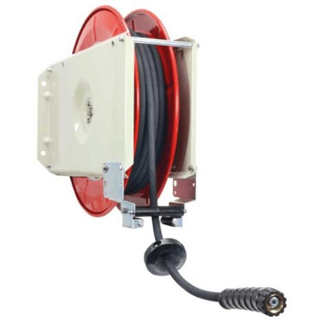 Enrouleur automatique équipé 400 bar - 20 mètres - M22M - M22F inox (1/5)