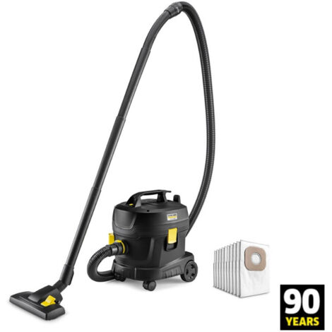 Kärcher – Aspirateur à main T 11/1 Classic RePlast – Puissance 850W – Dépression 235mbar – Niveau sonore 61dB – 11L – 60% matières recyclées (1/5)