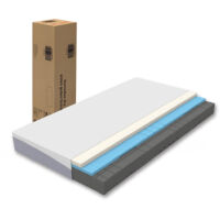 Matelas en Mousse, Densité H3/H4, 20 cm d'épaisseur , 2 Faces Utilisables - Housse Démontable, Certifié OEKO-TEX® - 120x200 cm