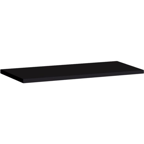 Wandregal SWITCH – 60 cm – Farbe Schwarz – MDF und Spanplatten – Modernes Design (1/3)