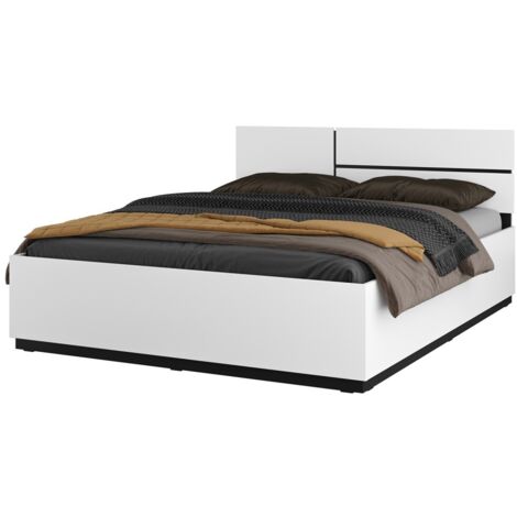 Bett 160x200 Weiss