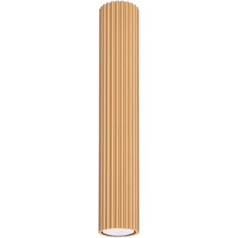 Lámpara de techo Karbon dorado aluminio 1xGU10  6.5cm Sollux (1/5)
