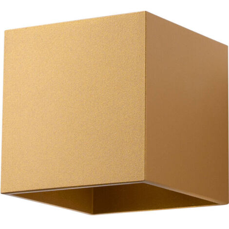 Lámpara de pared Quad dorado acero 1xG9  10cm Sollux