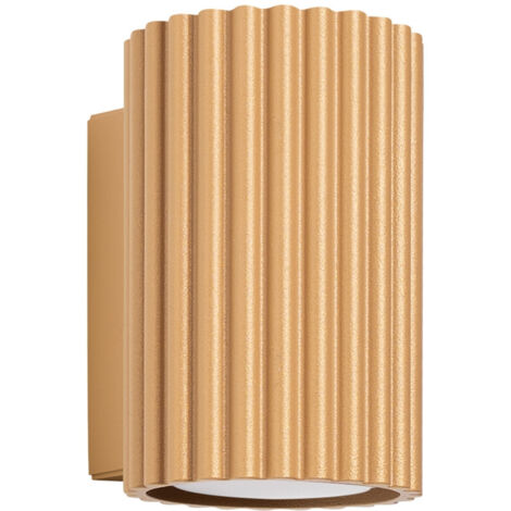 Lámpara de pared Karbon dorado aluminio 1xGU10  6.5cm Sollux