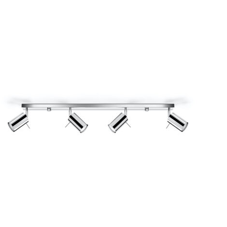 Lámparas de techo Ring cromo acero 4xGU10  80cm Sollux