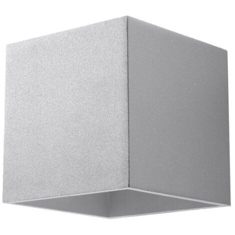 Lámparas de pared Quad gris aluminio 1xG9  10cm Sollux