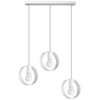 Lámparas colgantes Titran blanco acero 3xE27 56cm Sollux