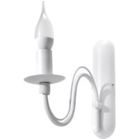 Lámparas de pared Minerwa blanco acero 1xE14 6cm Sollux
