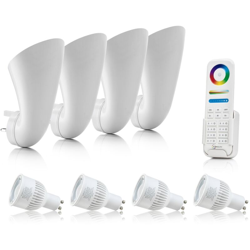 AURAGLOW 10w Remote Control Colour Changing LED Light Bulb - B22 - Auraglow  LED Lighting