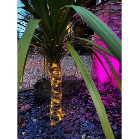 Solar powered store garden trees