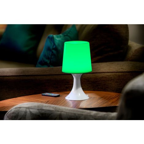 Auraglow Remote Control Colour Changing, Wireless Battery Powered Table Lamps