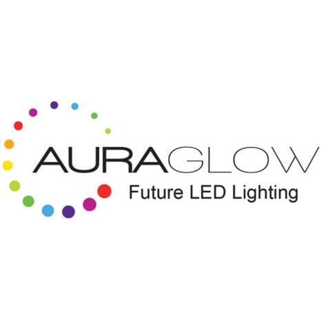 Auraglow Rechargeable Table Lamp Cordless Outdoor Battery Glass Leaf Led  Light