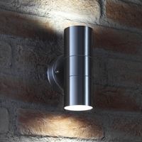 Auraglow Stainless Steel Indoor Outdoor Double Up Down Wall Light