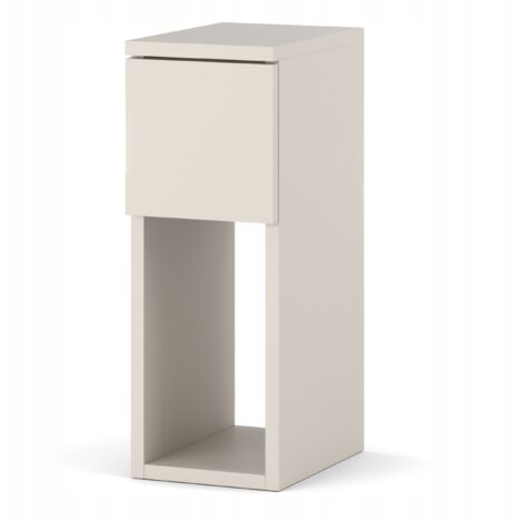 Table de chevet avec tiroir Table de canapé Table d'appoint étroite Table de téléphone Table de chevet Cachemire WD approx. 20x30x55cm