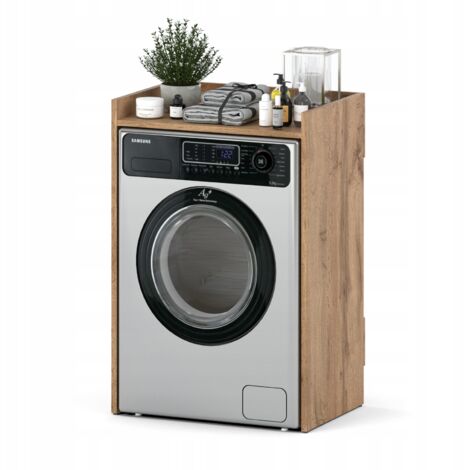 Armoire de toilette meuble haut 97 cm chêne Wotan – Rangement optimisé pour salle de bain – Résistante à l'humidité – Assemblage facile (1/5)