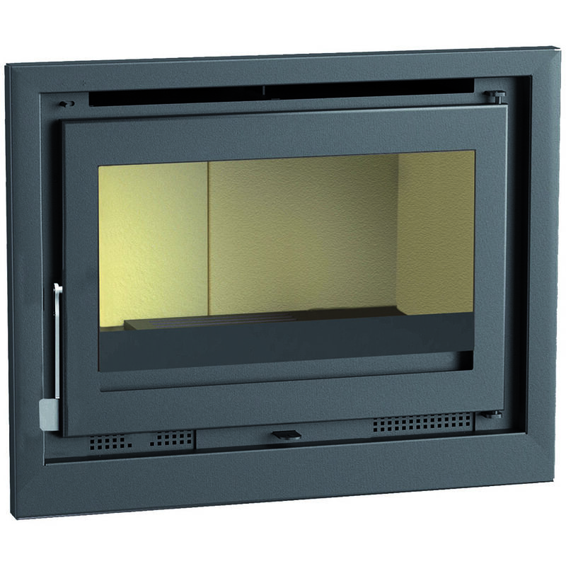 Insert De Cheminée FM Biomasa I-170 - 12.6kW - Porte En Fonte - Noir - NEUF (sans Emballage D'origine)