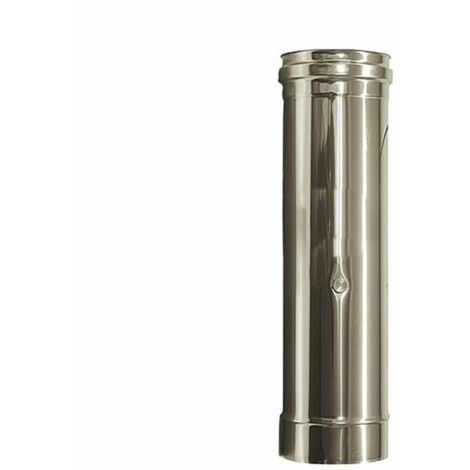 MBM – Conduit de fumée acier inoxydable 316 – D. 300 mm – Longueur 0,5 m – Résistance à 600° – Soudage TIG pour haute étanchéité