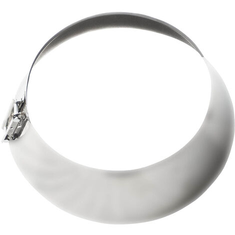 MBM – Solin en acier inoxydable DN 130 – Protection cheminée contre intempéries – Durabilité accrue – Accessoire fumisterie