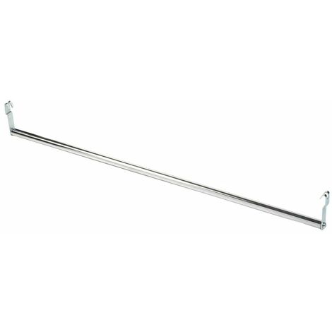 Archimede étagère métallique barre porte-manteau cm 61 cuisine salle de bains garage placard
