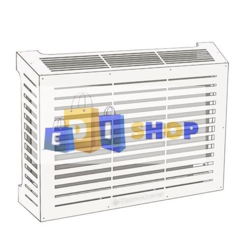 Housse De Protection Climatiseur Extérieur Aluminium Imperméable - Plusieurs Tailles 96x40x70 Cm Argent