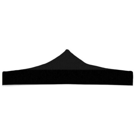 Tôle de toit imperméable noire 3X3 m pour remplacement de tonnelle pliable EG49483