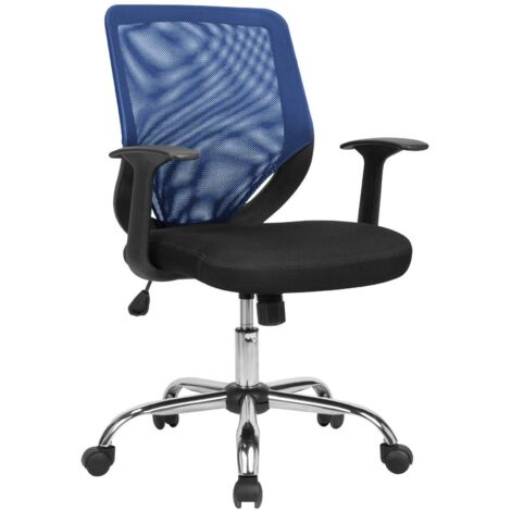 Tucson chaise de bureau maille - bleu (1/3)