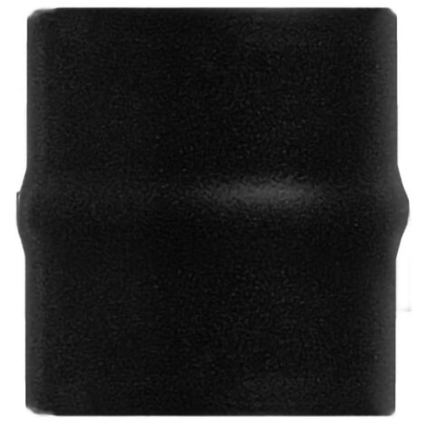 MBM – Embout male/male DN 125 mm – Raccord fumisterie en acier au carbone émaillé noir – Température jusqu'à 600°C – Conformité UNI EN 1856-2